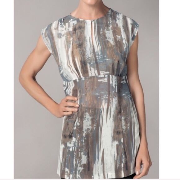 CAbi #651 Watercolor Sleeveless Tunic XS GUC - Picture 1 of 8